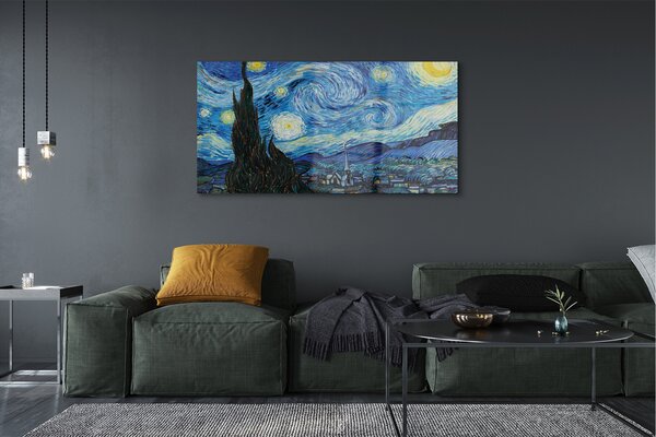 Obraz na szkle Gwiaździsta noc - Vincent van Gogh