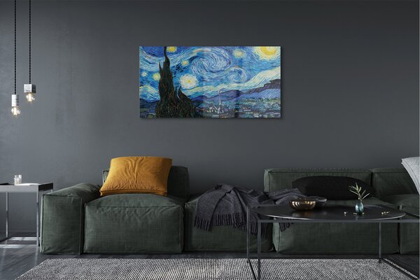 Obraz na szkle Gwiaździsta noc - Vincent van Gogh