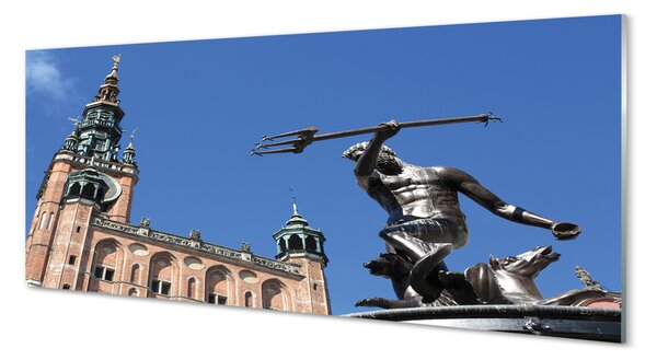 Obraz na szkle Gdańsk Pomnik kościół