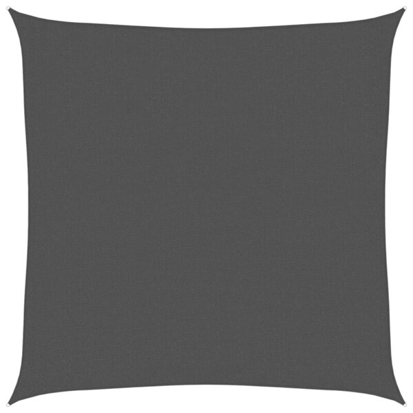 Żagiel przeciwsłoneczny, 160 g/m², czarny, 3x3 m, hdpe