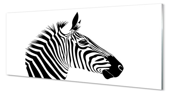 Obraz na szkle Ilustracja zebry