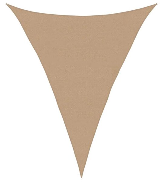 Żagiel przeciwsłoneczny, 160 g/m², kolor taupe, 4x5x5 m, hdpe