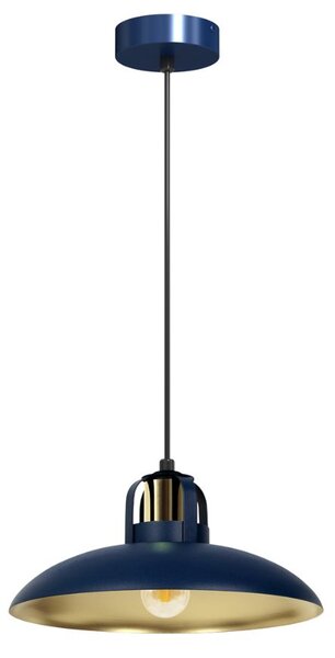 Industrialna lampa wisząca granatowa - 5X K483 K0-M61