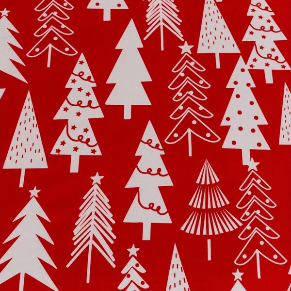 Prześcieradło i poszewka na poduszkę CHRISTMAS TREES Rozmiar: 50 x 70 cm | 140 x 240 cm
