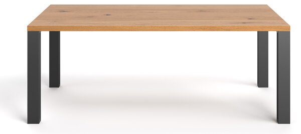 Stół Fold z litego drewna Buk 120x80 cm