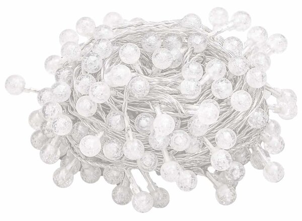 Lampki świąteczne, 40 m, 400 diod LED, zimna biel, 8 funkcji