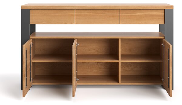 Komoda funkcjonalna loftowa Hylde Olcha 140 cm