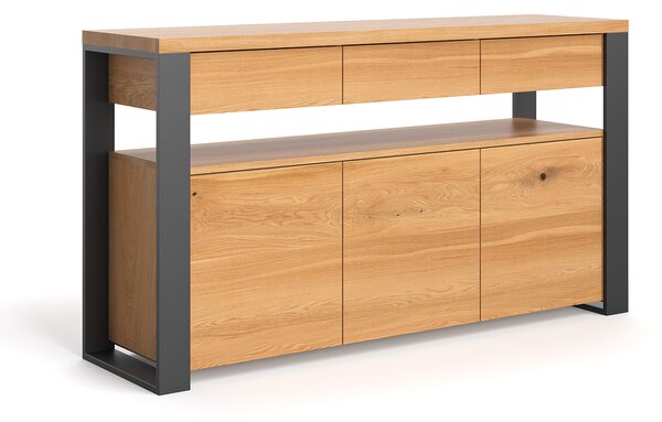 Komoda funkcjonalna loftowa Hylde Olcha 140 cm