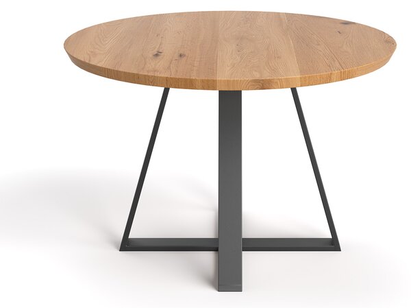 Stół okrągły industrialny Cloud Buk 100 cm