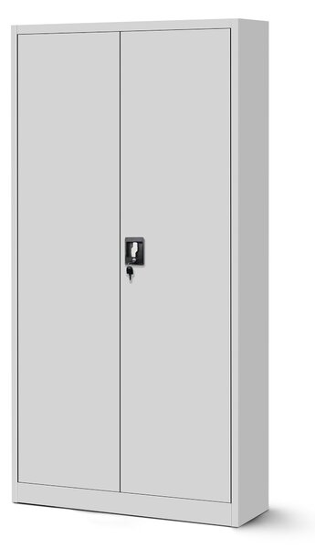 Zestaw 4x biurowa szafa metalowa na akta JAN H, 900 x 1950 x 400 mm, szara