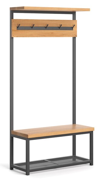 Wieszak loftowy Frame do garderoby Olcha 90 cm