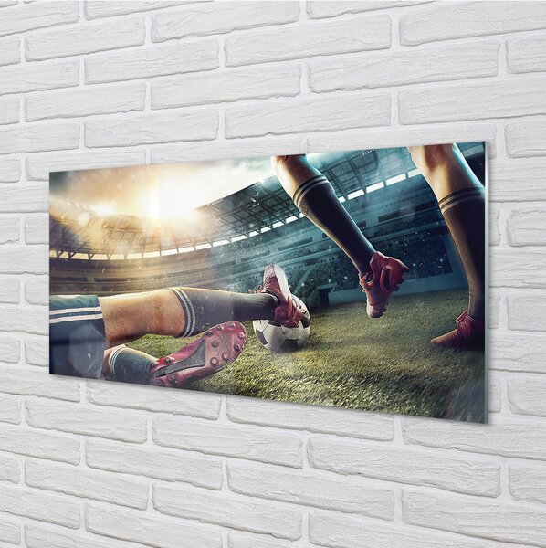 Obraz na szkle Korki piłka stadion
