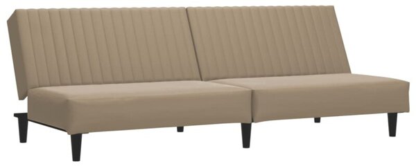 Sofa, 2-osobowa cappuccino, sztuczna skÃ³ra