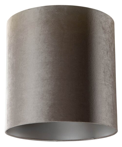 Aksamitny abażur Taupe Cylinder 40/40/40