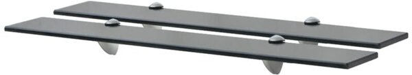 Półki szklane, 2 szt., 70 x 10 cm, 8 mm