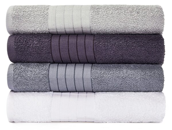 Zestaw 4 bawełnianych ręczników Le Bonom Prato, 70x140 cm