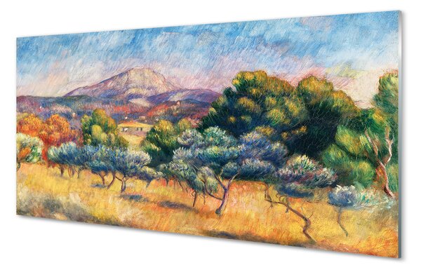 Obraz na szkle Góra Świętej Wiktorii - Pierre Auguste Renoir
