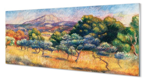Obraz na szkle Góra Świętej Wiktorii - Pierre Auguste Renoir