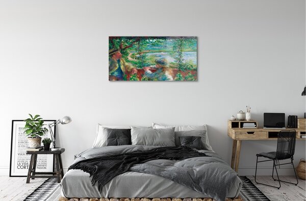 Obraz na szkle Nad wodą - Pierre Auguste Renoir