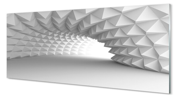 Obraz na szkle Tunel w stożki 3d