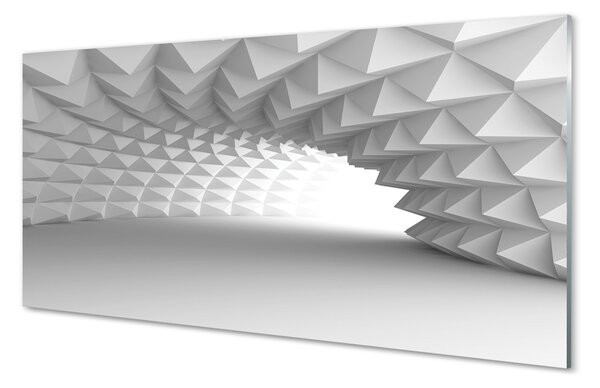 Obraz na szkle Tunel w stożki 3d