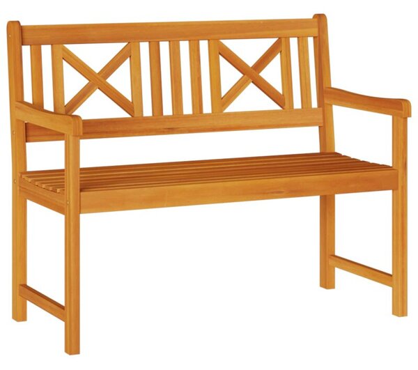 Ławka ogrodowa brązowy 110 x 56 x 90 cm lite drewno akacji