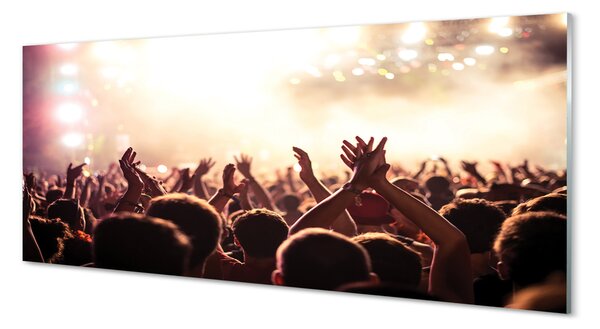 Obraz na szkle Ludzie koncert