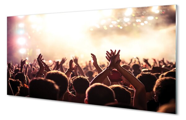 Obraz na szkle Ludzie koncert