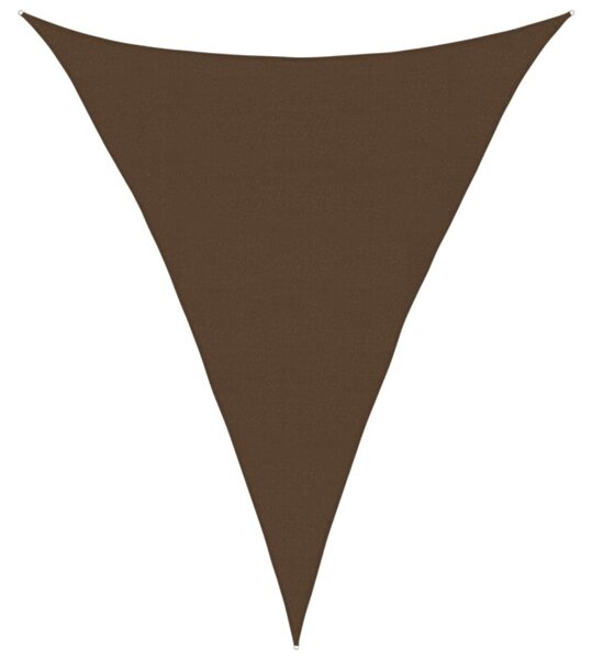 Żagiel przeciwsłoneczny, 160 g/m², brązowy, 4x5x5 m, hdpe