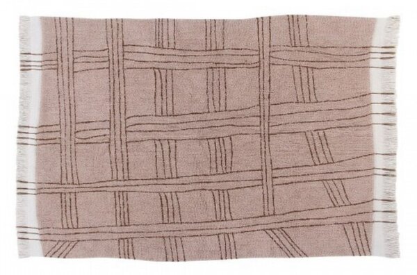 Wełniany dywan z krótkim włosem SHUKA Dusty Pink 170x240