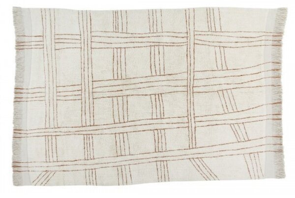 Ręcznie haftowany dywan z frędzlami SHUKA Seashell 170x240