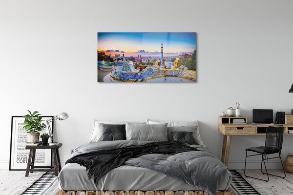 Obraz na szkle Hiszpania Panorama miasta