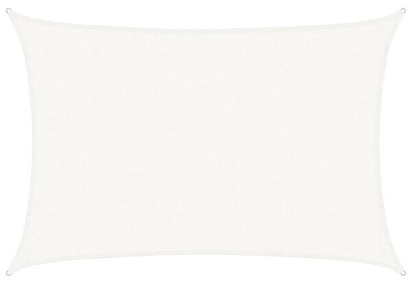 Żagiel przeciwsłoneczny, 160 g/m², biały, 2,5x4 m, hdpe