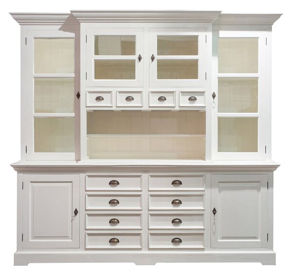 Kredens Brighton 225x45x220cm white