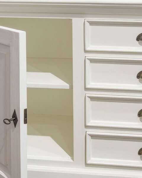Kredens Brighton 225x45x220cm white