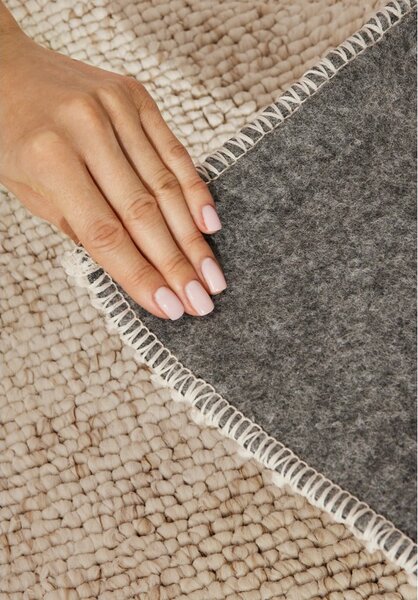 Kremowy dywan odpowiedni do prania 160x230 cm Rocco Cream – Elle Decoration