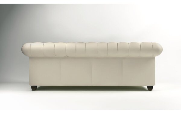 Kremowa aksamitna sofa 230 cm Cambridge – Ropez