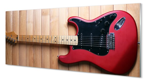 Szkło Ozdobne do Kuchni Rockowa Gitara Elektryczna