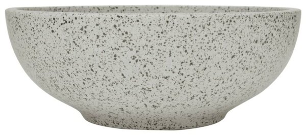 Umywalka nablatowa, szara, okrągła, Φ41x14 cm, ceramiczna