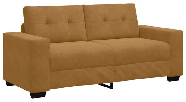 Sofa dwuosobowa, brÄ zowa, 180x77x82 cm, aksamit