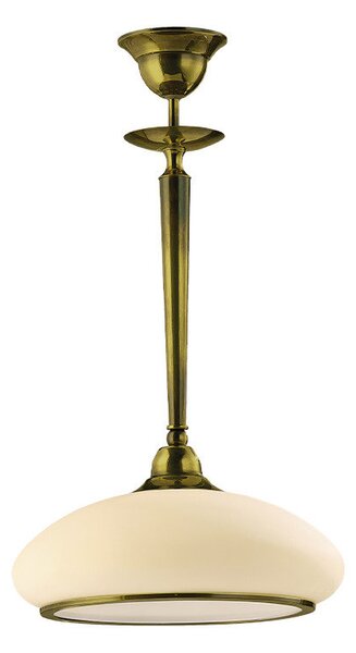 Salonowy zwis AGAT szklana lampa wisząca do sypialni patyna
