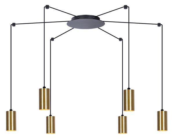 Patynowa lampa wisząca w kształcie pająka - K-4893 z serii VIGO