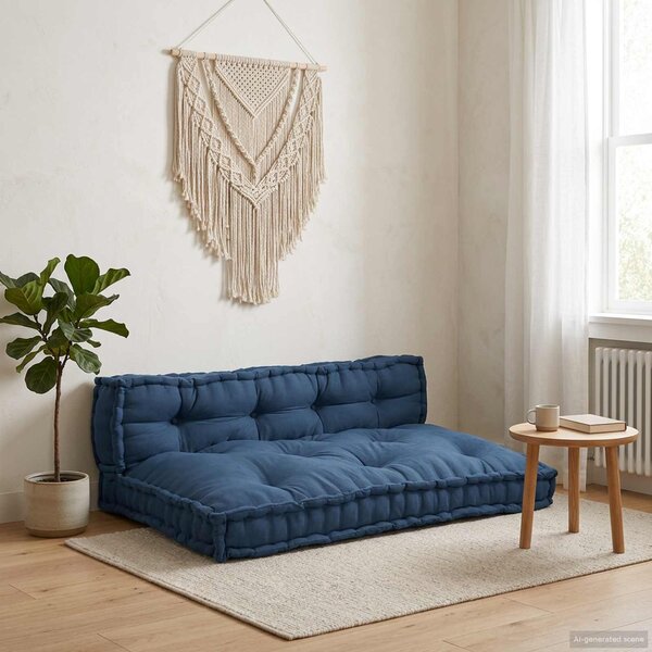 Poduszka do sofy paletowej 2 pcs Indygo 120 x 80 x 38 cm