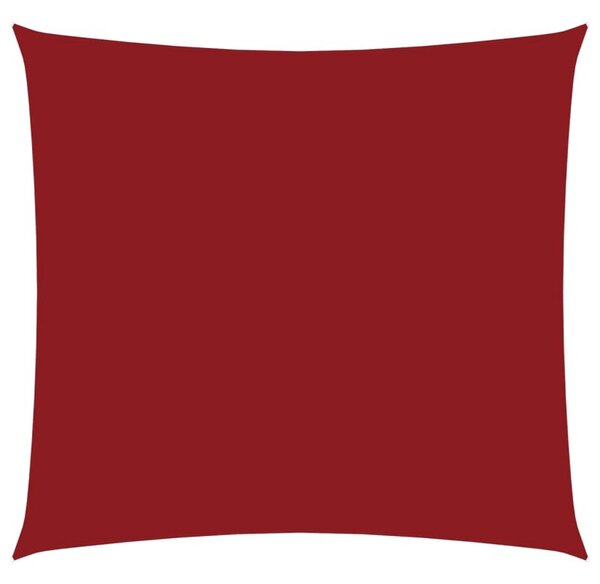 Żagiel ogrodowy, tkanina oxford, kwadrat, 2,5x2,5 m, czerwony