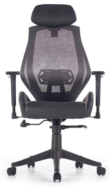 Ergonomiczny fotel obrotowy Hasel, zgodny z normą BHP