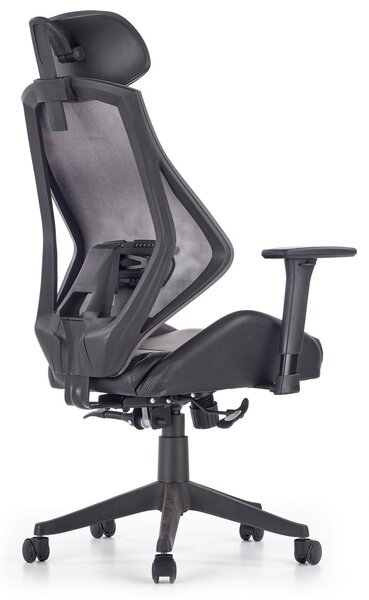 Ergonomiczny fotel obrotowy Hasel, zgodny z normą BHP