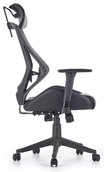 Ergonomiczny fotel obrotowy Hasel, zgodny z normą BHP