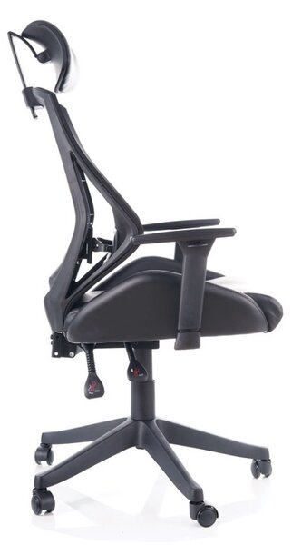 Ergonomiczne krzesło biurowe Q-406, zgodne z normą BHP
