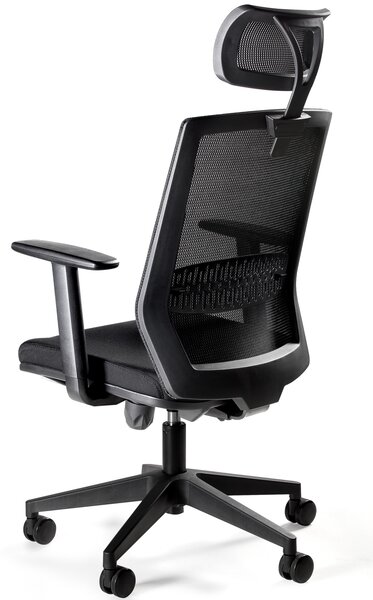 Ergonomiczny fotel biurowy Esta, zgodny z normą BHP