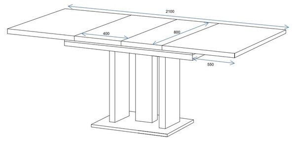 Stół Appia 210 Endo rozkładany od 130 do 210 cm